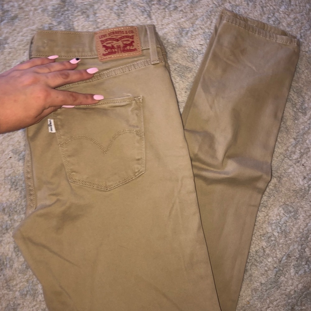 Levi’s 311 khaki jeans